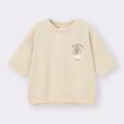 ライトスウェットT5分袖 ¥1,290｜GU「おぱんちゅうさぎ」コレクション