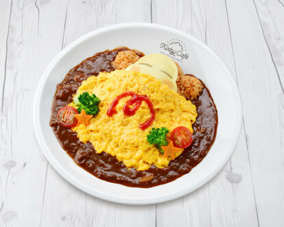 カービィカフェ ザストア くるまほおばりプレート 星のカービィ」をテーマにした「Kirby Café (カービィカフェ