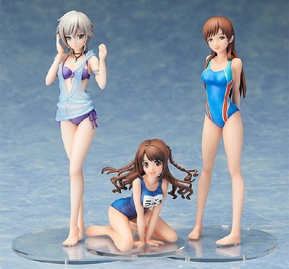 S-style アイドルマスター シンデレラガールズ 島村卯月 水着 アイマス シンデレラガールズ」水着フィギュアが発売決定！スク水の