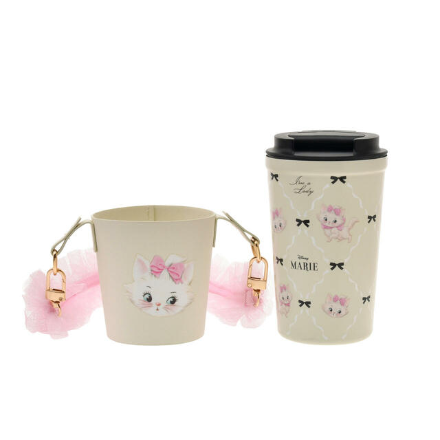 マリー おしゃれキャット タンブラー ステンレス ホルダー付き ARISTOCATS 55TH 3,800円