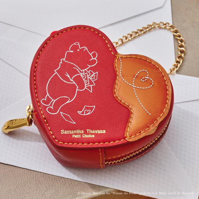 ハートマルチケース 11,000円｜Samantha Thavasa Petit Choice(サマンサタバサプチチョイス)『くまのプーさん』コレクション