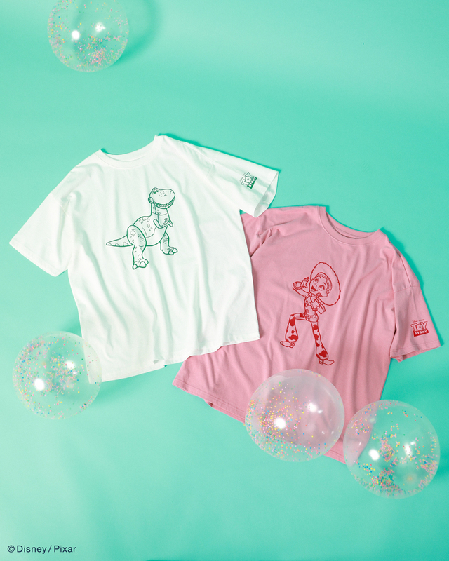 立体プリント半袖TEE 3,990円｜Green Parks『トイ・ストーリー』コレクション