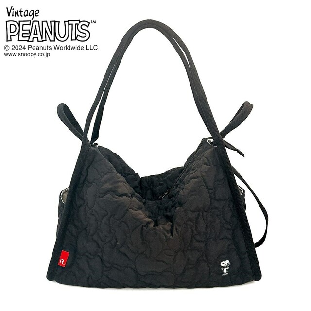 ２WAYマザーズバッグ／キルト・ピーナッツ「スヌーピー」