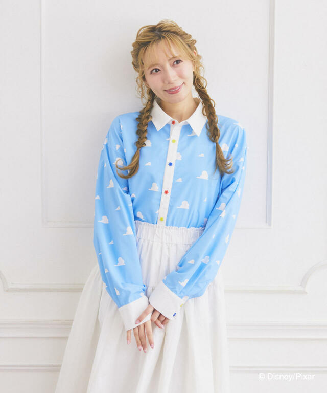 クラウド柄シャツ 14,500円|Areeamディズニーコレクション『トイ・ストーリー』