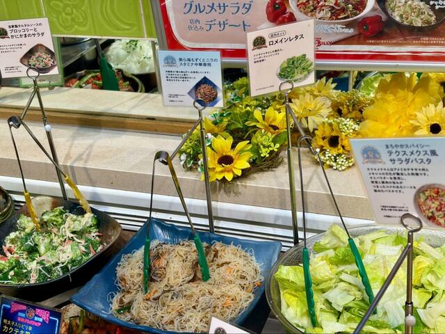 【ブロンコビリー　ブロンコビュッフェ】何を食べようか迷いながらよそる時間も楽しいですね