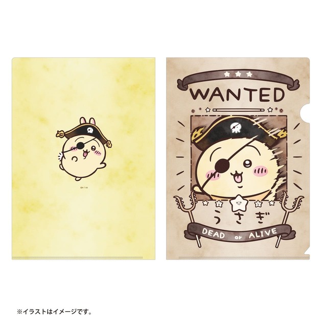 【ちいかわアドベンチャー】「クリアファイル」手配書うさぎ　￥440