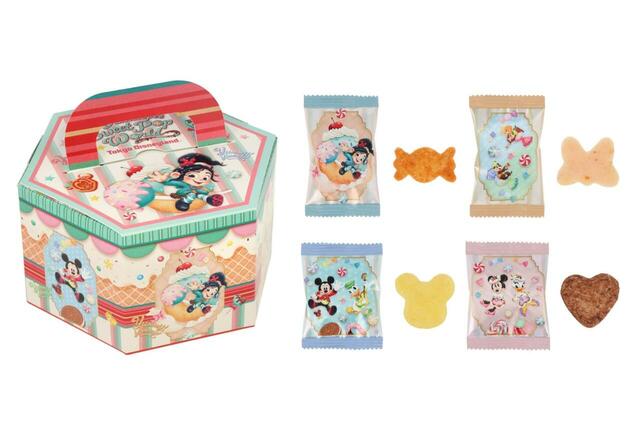 おせんべい 1,100円｜ディズニー・パルパルーザ“ヴァネロペのスウィーツ・ポップ・ワールド”グッズ｜販売店舗：東京ディズニーランド「ワールドバザール・コンフェクショナリー」｜発売日：2026年4月8日（水）
