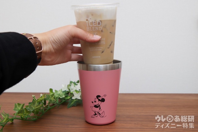 CUP COFFEE TUMBLER BOOK produced by JAM HOME MADE PINK with MINNIE 1650円（税込）