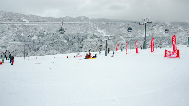 「ヒキダスKidsスノーボードアカデミー」専用エリア