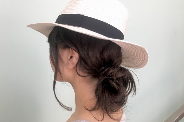 ヘアゴムでできる「メッシーバン」