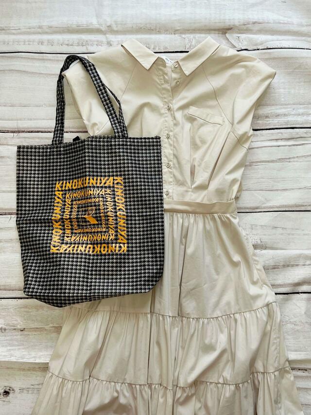 【otonaMUSE（オトナミューズ）9月号増刊】今の時期は爽やかなバニラカラーのシャツドレスに合わせて♡