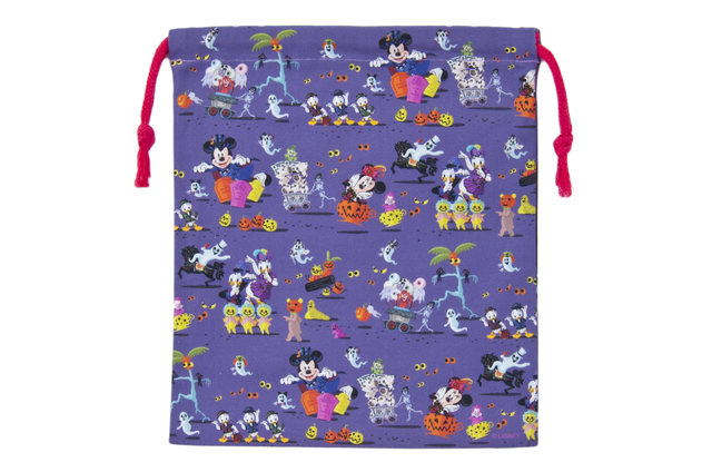 きんちゃく 800円｜縦約23.5×横約20.5cm｜東京ディズニーリゾート「ディズニー・ハロウィーン」2019 スペシャルグッズ｜販売店舗：東京ディズニーランド「グランドエンポーリアム」