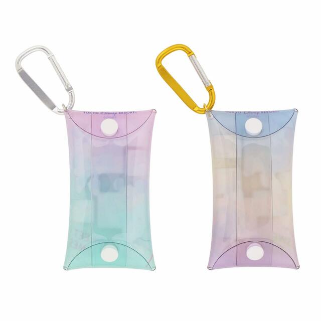 カラビナ(ケース付)セット 2,200円|サイズ:(ケース)縦約12×横約7cm、2個セット|東京ディズニーリゾート「SWEET TIMES」シリーズ|販売店舗:東京ディズニーランド「グランドエンポーリアム」、東京ディズニーシー「イル・ポスティーノ・ステーショナリー」