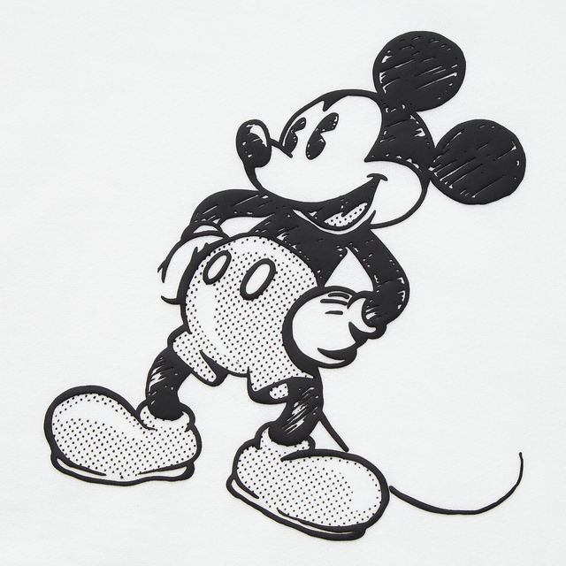 ジョシュア・ヴィーダスが描くモノクロのミッキーマウス「モノクローム ミッキーマウス アート by ジョシュア・ヴィーダス UT」 