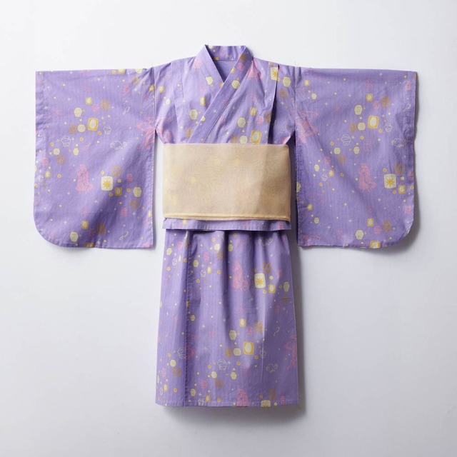サマーワンピースとしても使える！キャラクターモチーフの２WAY浴衣セット｜￥5,990 （税込）
