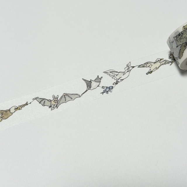 【銀座ロフト「旅する動物園」】マスキングテープ　fly　770円