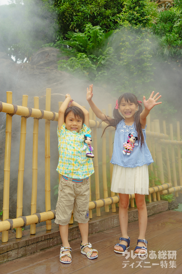 東京ディズニーランド「スイスファミリー・ツリーハウス」横のクールスポット