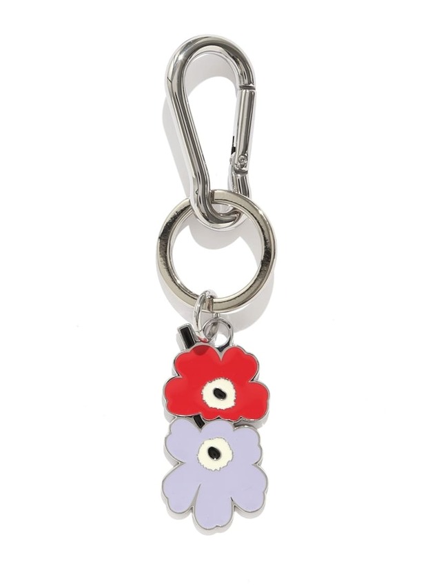 【emmi×マリメッコの国内限定アイテム】「Puhallus Unikko I Key Chain」￥8,140