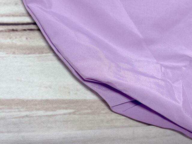 サラッとした手触りのポリエステル生地