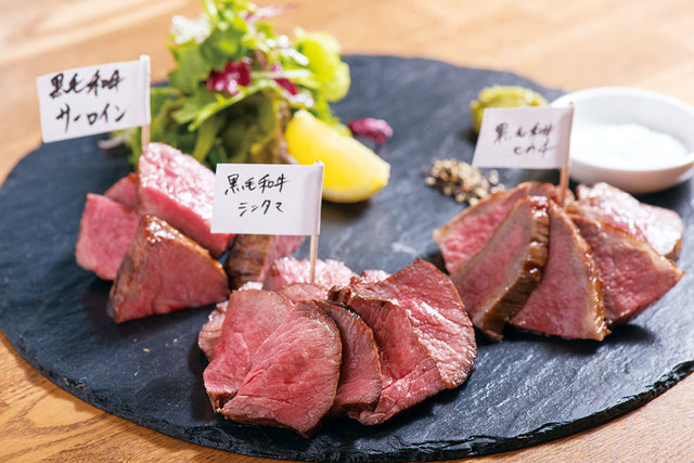 【南船場】肉ビストロセンバキッチン　熟成肉3種盛り合わせ（平日限定） 4,300円