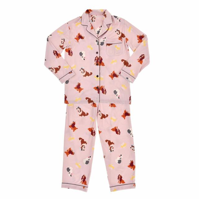 レディ、ナナ、マックス 長袖パジャマ ピンク DOG DAY 2022 5,610円