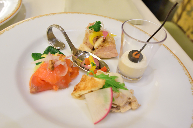 「アナとエルサのフローズンファンタジー」スペシャルブッフェ 冷たいお料理 ©Disney