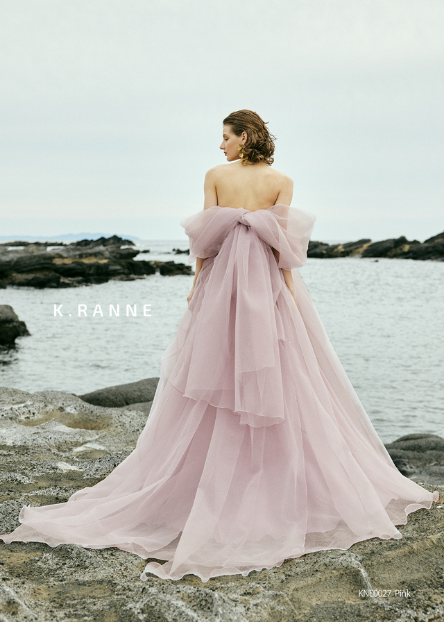 「K.RANNE-クランネ-」新作ウェディングドレス KNE0027_Pink