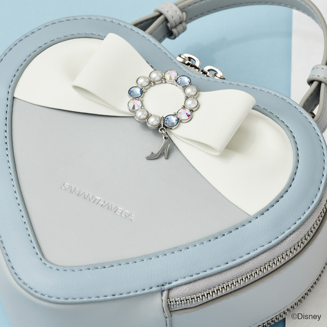 ハート型ショルダーバッグ ￥19,800｜SAMANTHAVEGA ディズニー「シンデレラ」コレクション