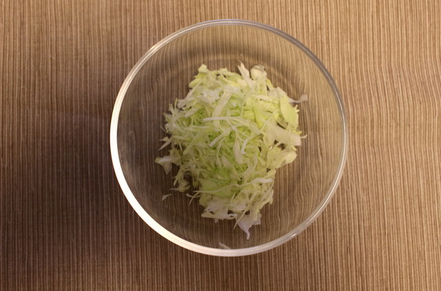 こんな千切りキャベツが作れちゃいます。