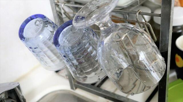 【プラキラ グラス&デカンタ】ガラスコップと同じように並べて違和感なし