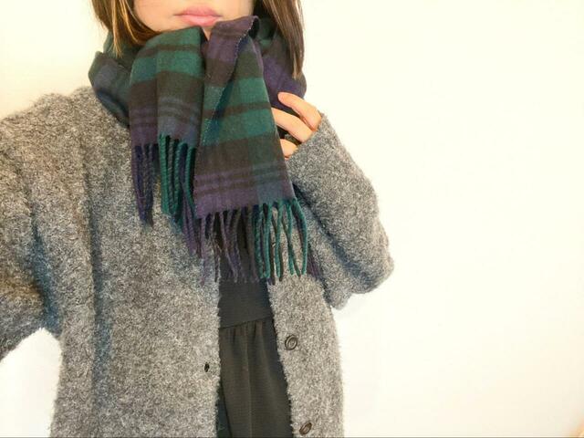 【coca エンボス加工 Aラインワンピース 】カーディガンやストール合わせも良い感じに決まります