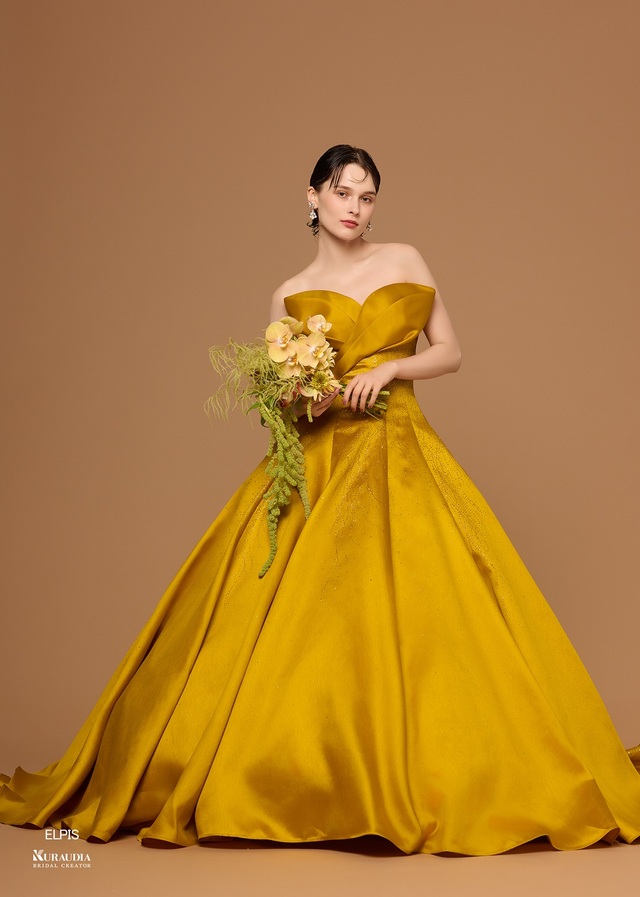 「Irida maison(イリーダメゾン)」新作ウェディングドレス IM-0040_Yellow