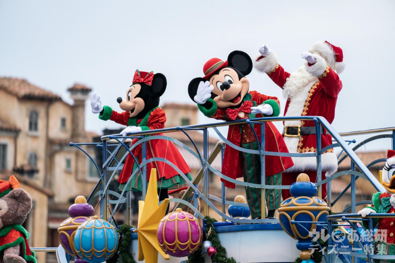 ディズニー　プルート　クリスマス　サンタ　ミッドウエスト社　ミッキー TDL】ディズニー・サンタヴィレッジ・パレード（2ndミッキーポジ