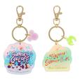 キーチェーンセット 2,000円｜東京ディズニーリゾート スペシャルイベント「サマー・クールオフat Tokyo Disney Resort」Mrs. GREEN APPLEコラボグッズ｜販売店舗：東京ディズニーランド「ディズニー＆カンパニー」、東京ディズニーシー「エンポーリオ」｜発売日：2025年7月24日（木）