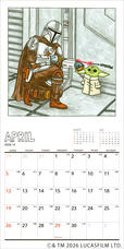 マンダロリアンとグローグー 2026 WALL CALENDAR 1,430円
