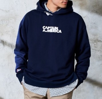 メンズフェイスデザインパーカ「マーベル」｜4,990円（税込）