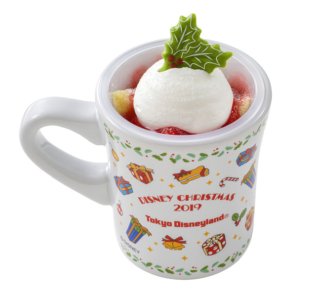 ストロベリーデザート、スーベニアカップ付き 800円｜東京ディズニーランド「スウィートハート・カフェ」｜東京ディズニーリゾート「ディズニー・クリスマス」2019スペシャルメニュー