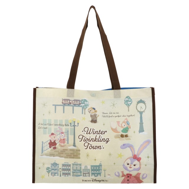 「 ダッフィー＆フレンズのウィンター・トゥインクリング・タウン」ショッピングバッグ