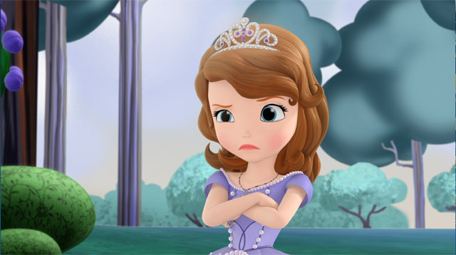 「ちいさなプリンセス ソフィア/ふたりのプリンセス 」“えのなかのプリンセス”より