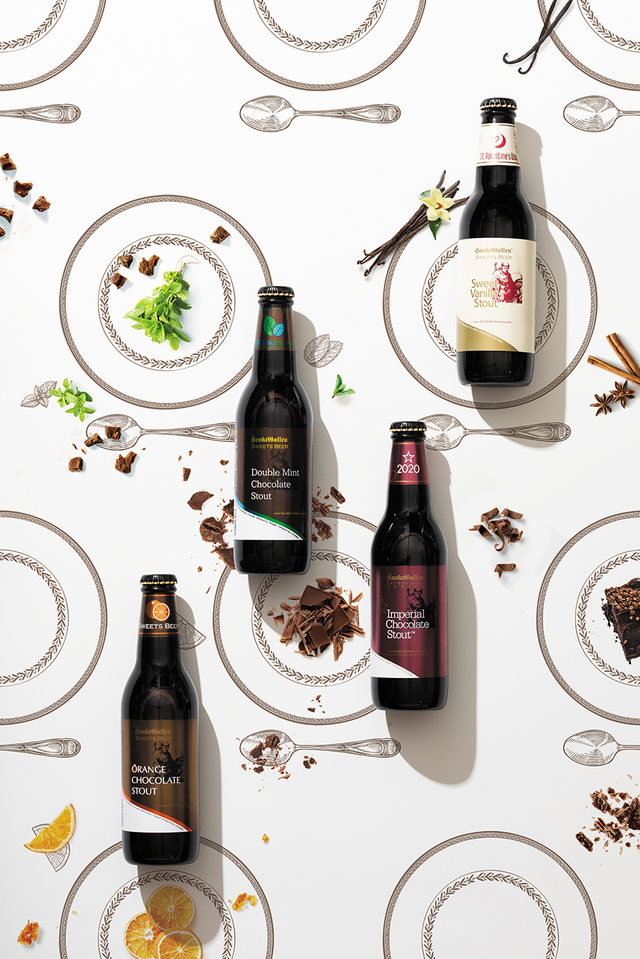 チョコレート風味のビール4種類