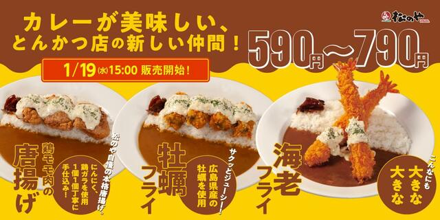 3種のトッピングカレー