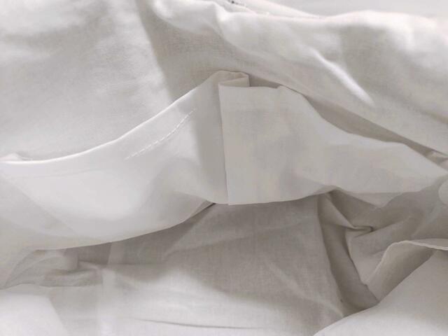 中は、明るいホワイトカラー【ニトリデコホーム商品】トートバッグ（シマエナガ）