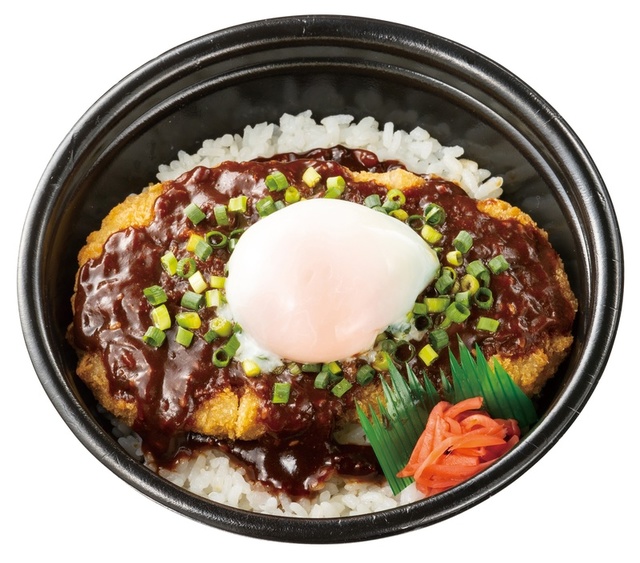 月見ねぎ味噌かつ丼