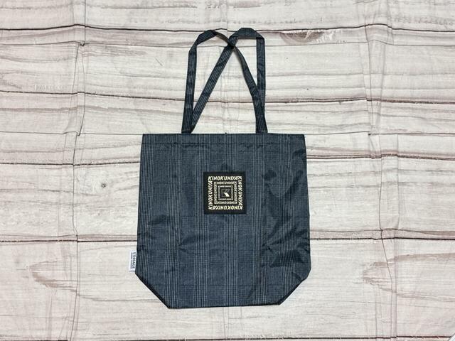 グレンチェックのトートバッグ