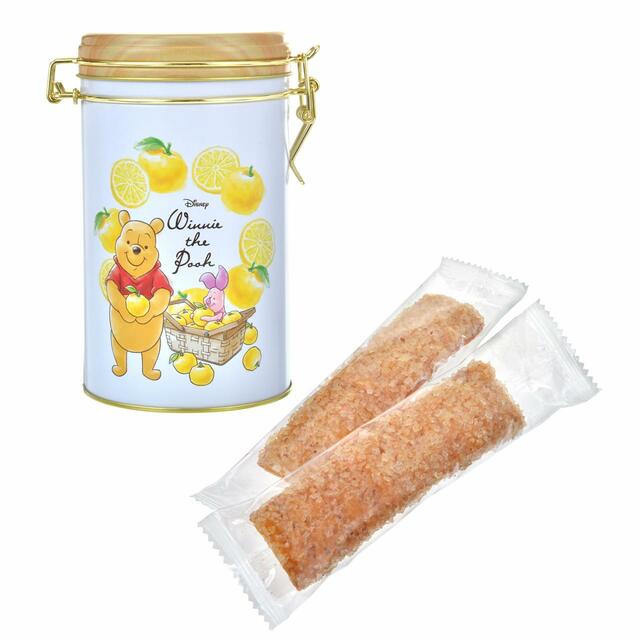プーさん＆ピグレット パイ キャニスター缶入り YUZU POOH 1,800円