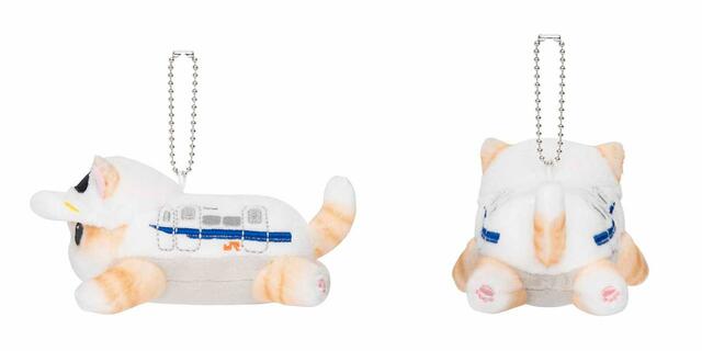 お手頃価格がうれしいマスコット 1,870円(税込)【mofusand×東海道新幹線コラボ】