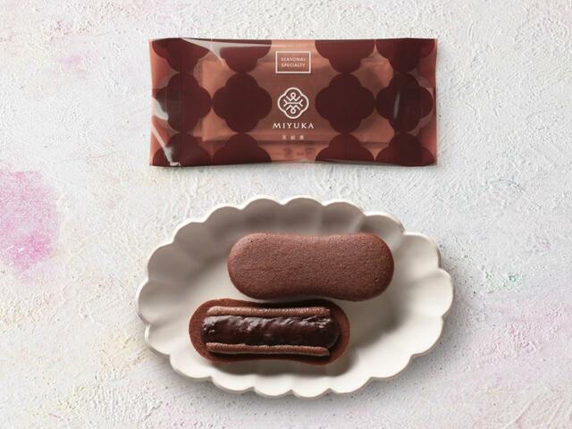 「美結菓 生バターと ショコラあんのふわシャリ サンド」＜1個 350円／MIYUKA（グランスタ東京）＞【GRANSTA VALENTINE’s DAY 2024】