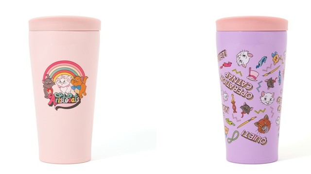 ステンレスタンブラー ピンク/ パープル 各2,000円