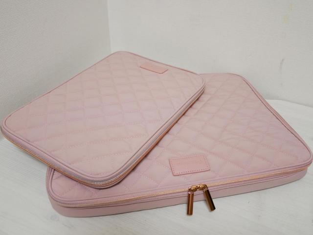 【Francfranc】キルティングPCケース＆キルティングタブレットケース