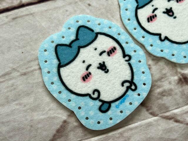 この穴に通して縫っていくため、通常の針は不要なんです♪